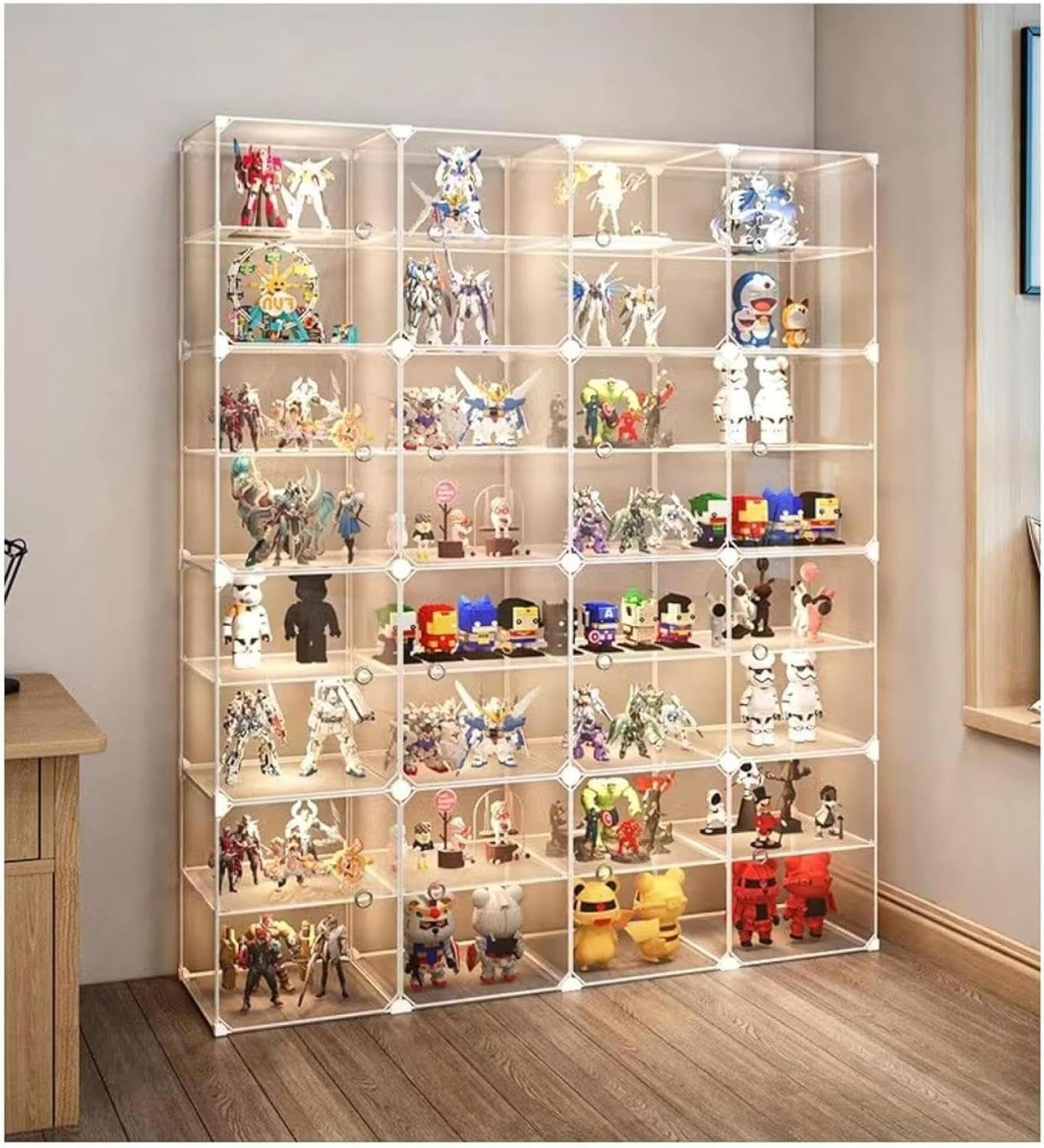 Amazon.co.jp: フィギュアラック 大容量 HD透明 フィギュアケース